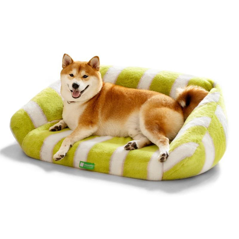 Mewoofun Extra Large Human-Pet Couch Sofa Dog Bed - 35.5 X 23.6 Inches Fluffy Big Dog Bed Pet Couch & Warm Surrounding Pet Sofa Pet Couch