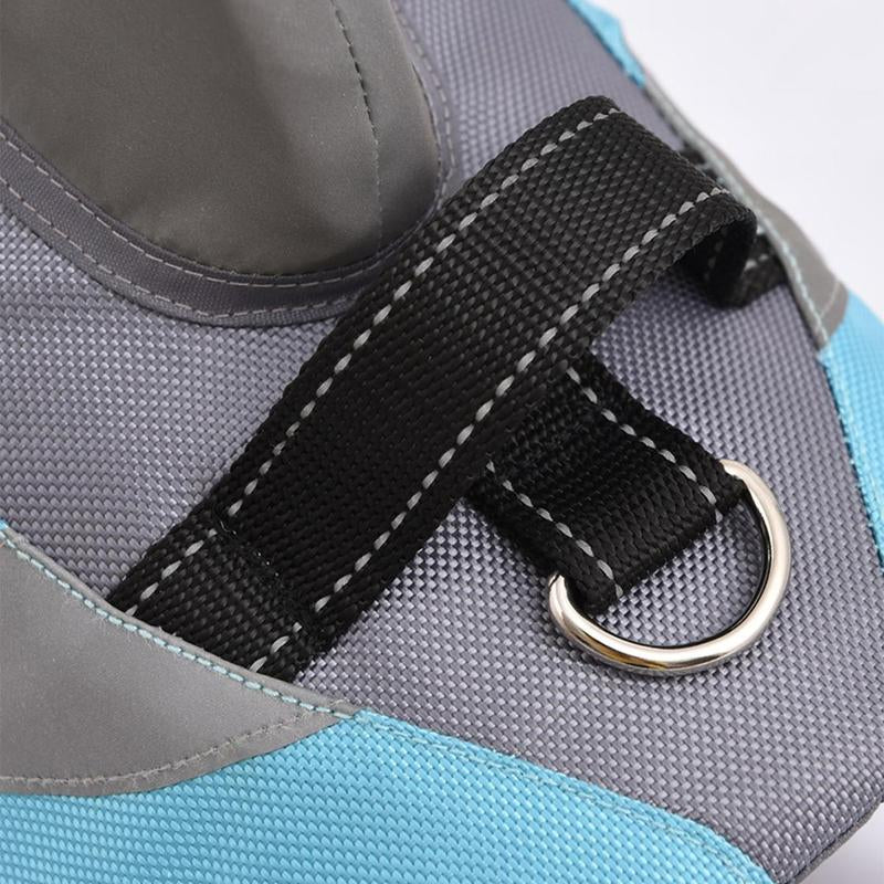 Shark Fin Design Pet Life Jacket - Reflective and Breathable Swimming Vest for Dogs and Cats