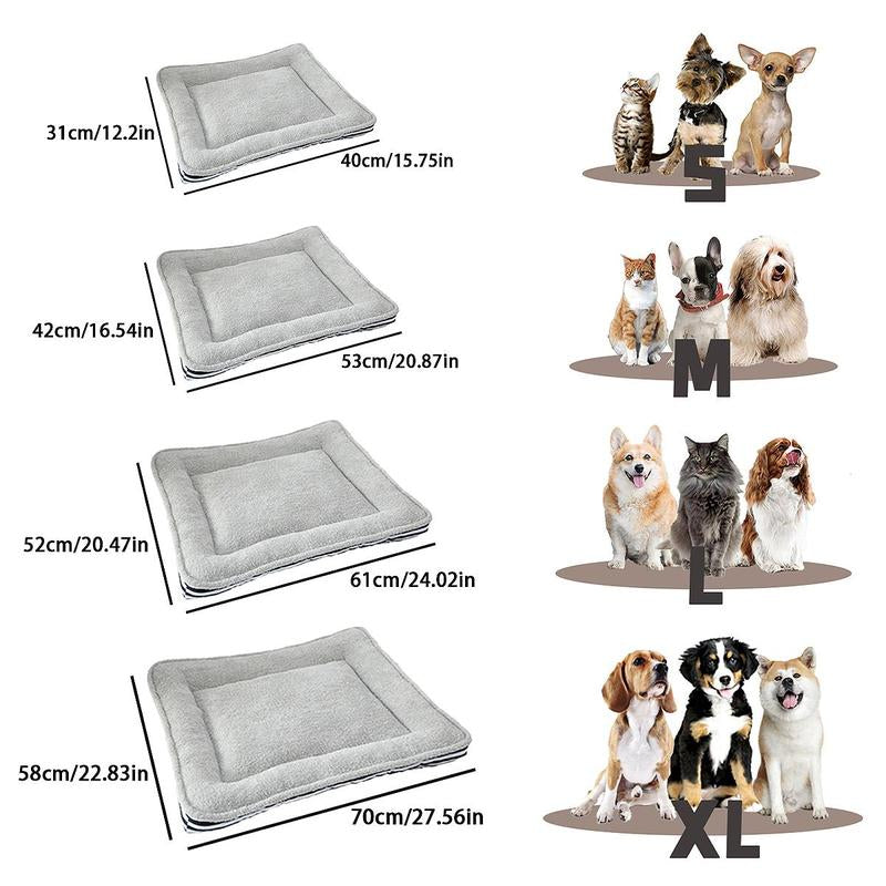 Pet Bed, Soft Plush Cat Bed, Pet Sleeping Mat, Outdoor Essential Items for Pets, Pet Accessories
