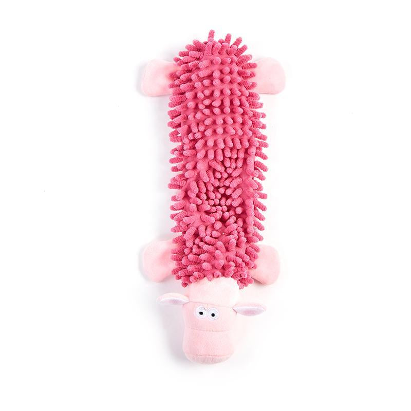 Cute Animal Shaped Pet Toy, Pet Squeaky Chewing Toy, Interactive Pet Toy for Dogs & Cats