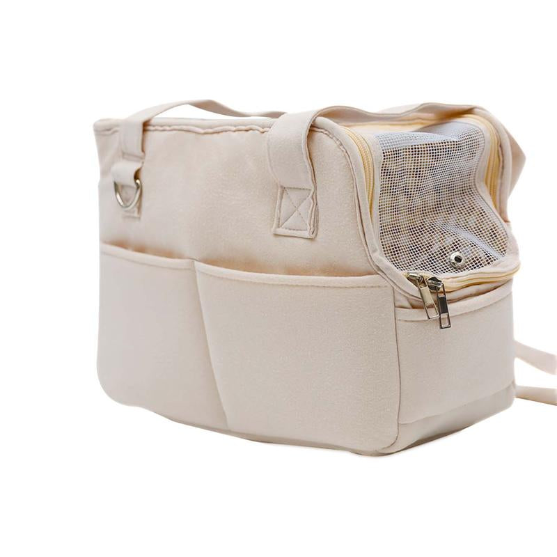 Pet Travel Bag, 1 Set Breathable Soft-Sided Pet Travel Carrier for Cats, Dogs Puppy Comfort Foldable Pet Bag, Pet Travel Bag