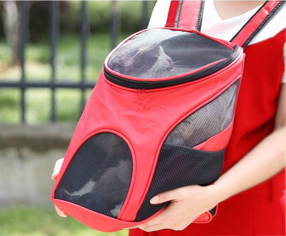 Pet Backpack for Travel Breathable Large Space Foldable Pet Bag