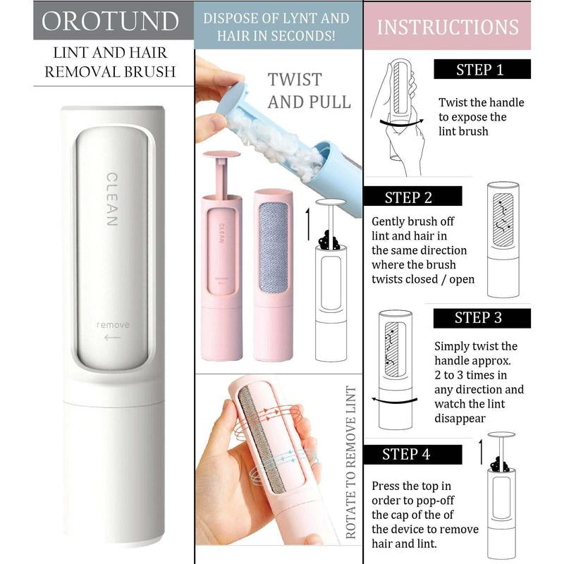 Pet Life 'Orotund' Magical Lint and Pet Hair Removal Brush