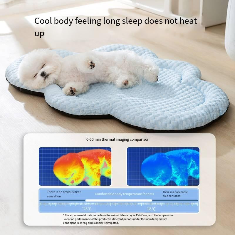 3D Cooling Pet Mat, Soft & Comfortable Pet Bed, Pet Supplies for Small & Medium-Sized Dogs & Cats