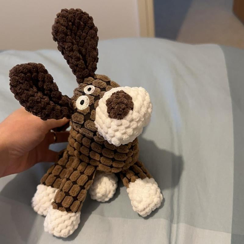 Random Color Pet Supplies Cartoon Animal Design Pet Toy, 1 Count Puppy Chew Toy, Pet Tooth Cleaning Plush Toy, Dog Toys, Pet Products, Dog Stuff