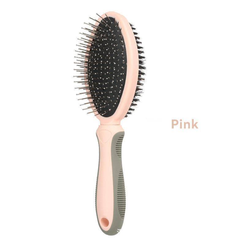 Pet Grooming Brush, Double Sided Pet Hair Removal Comb, Pet Grooming Tool, Pet Supplies