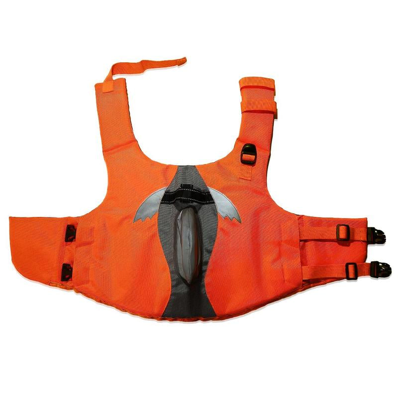 Shark Fin Design Pet Life Jacket - Reflective and Breathable Swimming Vest for Dogs and Cats