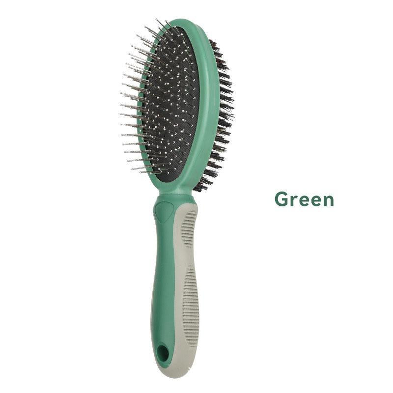 Pet Grooming Brush, Double Sided Pet Hair Removal Comb, Pet Grooming Tool, Pet Supplies