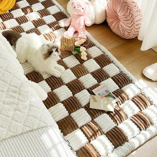 Pattern Pet Mat - Soft & Comfortable Pet Sofa Mat for Indoor Use