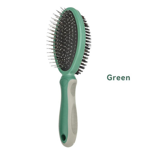 Pet Grooming Brush, Double Sided Pet Hair Removal Comb, Pet Grooming Tool, Pet Supplies