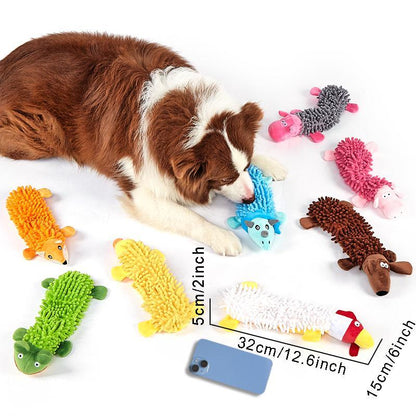 Cute Animal Shaped Pet Toy, Pet Squeaky Chewing Toy, Interactive Pet Toy for Dogs & Cats