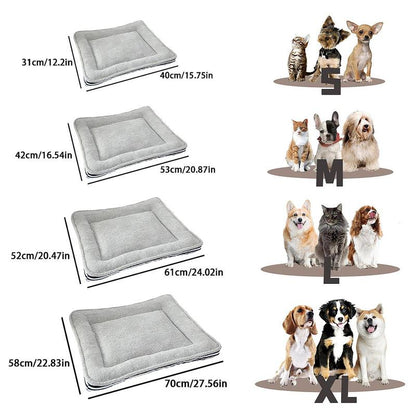 Pet Bed, Soft Plush Cat Bed, Pet Sleeping Mat, Outdoor Essential Items for Pets, Pet Accessories