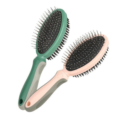 Pet Grooming Brush, Double Sided Pet Hair Removal Comb, Pet Grooming Tool, Pet Supplies