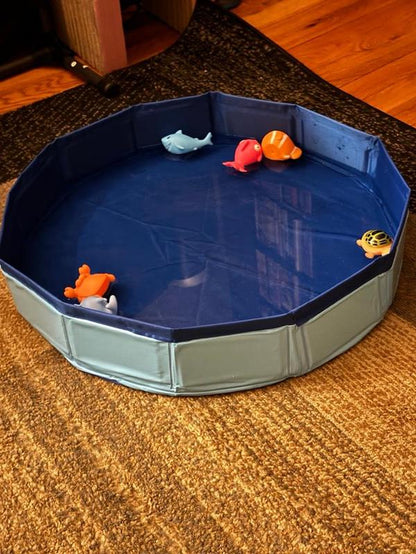 Foldable Pet Water Play Mat - Perfect for Outdoor Playtime