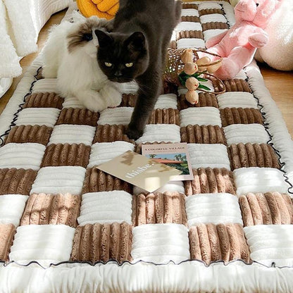 Pattern Pet Mat - Soft & Comfortable Pet Sofa Mat for Indoor Use