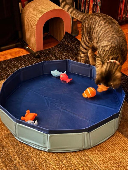 Foldable Pet Water Play Mat - Perfect for Outdoor Playtime
