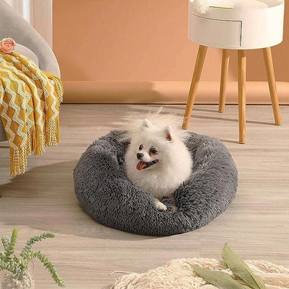 Decor Cat round Detachable Zippered Pet Bed, Soft Plush Pet Bed, Pet Supplies for Small Medium Large Dogs & Cats
